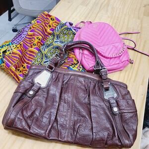 Miscellaneous Manufacturer Handbags Bulk Lot of 12 **PRE-OWNED**